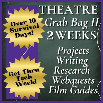 Preview of THEATRE "GRAB BAG" 2!  ANOTHER Two Weeks of Survival Lessons