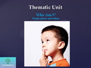 Preview of THEMATIC UNIT: WHO AM I? PEOPLE PLACES AND CULTURE - PLANNER AND RESOURCES