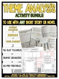THEME ANALYSIS "FOLDABLE" ACTIVITY [ANY STORY] CCSS, NO-PR