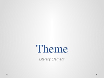 Preview of THEME PowerPoint: Notes & Activities using Songs