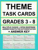 THEME TASK CARDS: 15 ACTIVITIES: GRADES 3 - 6