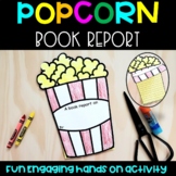 THEMED Popcorn Writing Book Report - PLUS CRAFT