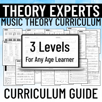 Preview of THEORY Experts Curriculum Guide for Level Differences & Other Aligned Products