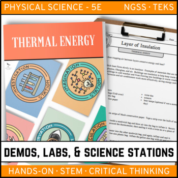 Preview of Thermal Energy - Demo, Labs, and Science Stations