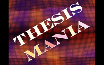 Preview of THESIS MANIA! Creative Thesis Statement / Claim Activity (Editable)