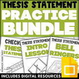 Thesis Statement Activities - Thesis Statement Worksheets,