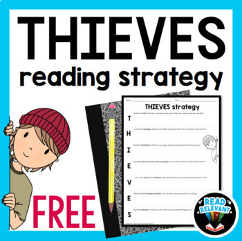 Preview of THIEVES Reading Comprehension Graphic Organizer: FREE