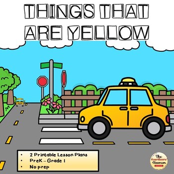 Preview of THINGS THAT ARE YELLOW