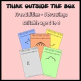Think outside the box drawings | Creativity | Fun and engaging