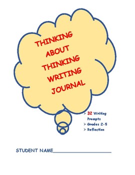 Preview of THINKING ABOUT THINKING WRITING JOURNAL