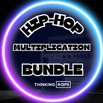 Preview of THINKING RAPS Multiplication Facts Bundle (1's through 9's)