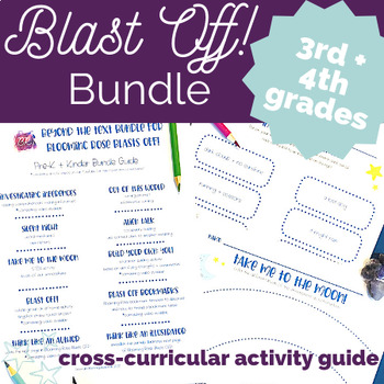 Preview of Blast Off Bundle: Reading Comprehension + ELA + STEM 3rd grade 4th grade
