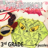 THIRD GRADE CHRISTMAS MATH PROJECT - THE GRINCH