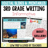 3RD GRADE EXPLICIT INFORMATIVE WRITING CURRICULUM WITH PROMPTS