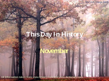 Preview of THIS DAY IN HISTORY: November