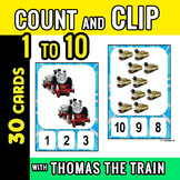 THOMAS THE TRAIN - COUNT AND CLIP 1 - 10