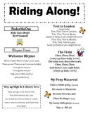THREE Infant & Toddler Rhymes & Songs Handouts