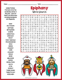 THREE KINGS DAY Activity - Epiphany or Twelfth Night Word 