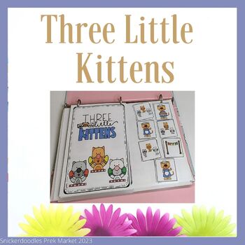 Preview of THREE LITTLE KITTENS ADAPTED BOOK ACTIVITIES