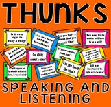 THUNKS ACTIVITY POSTERS - SPEAKING LISTENING LITERACY ENGL