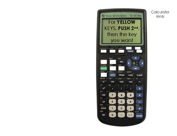 Preview of TI-84 Calculator Study Guide