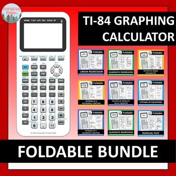 Preview of TI-84 GRAPHING CALCULATOR FOLDABLE BUNDLE