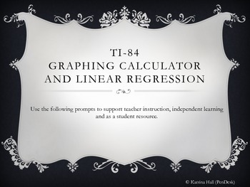 Preview of TI-84 Graphing Calculator & Linear Regression