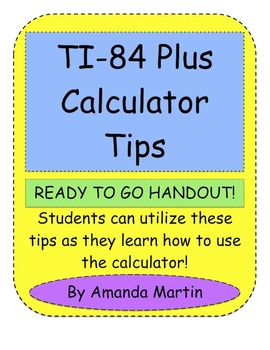 Preview of TI-84 Plus Calculator Tips