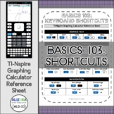 TI-Nspire Graphing Calculator Reference Sheets | Shortcuts