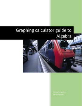 Preview of TI-Nspire Graphing Calculator for 8 Grade Math (Pre-Algebra)