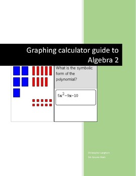 Preview of TI Nspire Graphing Calculator for Algebra 2