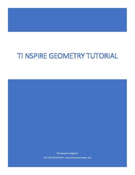 Preview of TI-Nspire Graphing Calculator for Geometry (First Edition)