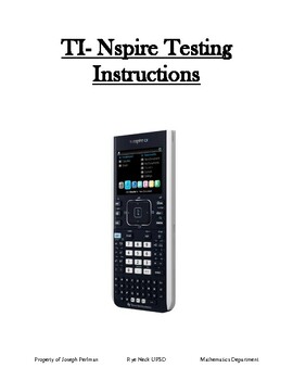 Preview of TI-Nspire Training Manual