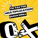 Multiplication Drill Tic Tac Toe