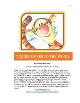 Preview of TIGGER MOVES TO THE WOOD