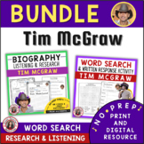 TIM McGRAW BUNDLE - Music Activities for Middle and Jr Hig