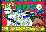 TELLING TIME TO THE QUARTER HOUR GAME (BINGO)