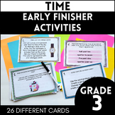 TIME EARLY FINISHER ACTIVITIES - Time Practice - Extension Ideas