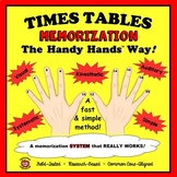 _TIMES TABLES MEMORIZATION - The Handy Hands Way!  (275 co