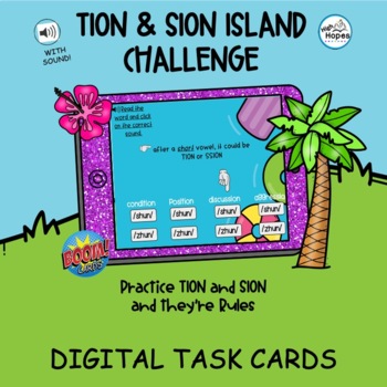 Preview of TION vs. SION Island Challenge BOOM Cards