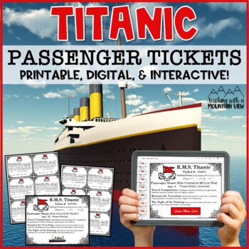 Preview of Titanic Passenger Research Activity