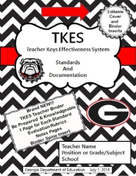 Preview of TKES Georgia Teacher Evaluation Binder: Standards and Rubrics - University of GA