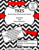 TKES Georgia Teacher Evaluation Binder with Standards and 