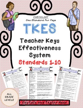 Preview of TKES Standards 1-10 Checklist