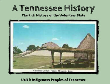 Preview of TN History Unit 1 Bundle: "Indigenous Peoples" Powerpoint, Notes Packets, & Test