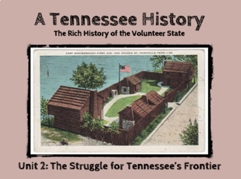 Preview of TN History Unit 2 Bundle: "Struggle for the Frontier" Powerpoint & Notes Packets