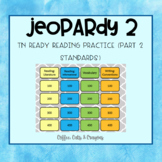 TN Ready ELA Part 2 Jeopardy Review Game #2 *editable*