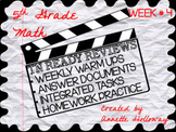 TN Ready Math Reviews Week 4