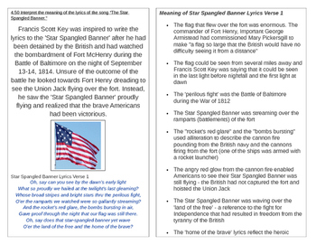 meaning of the star spangled banner song