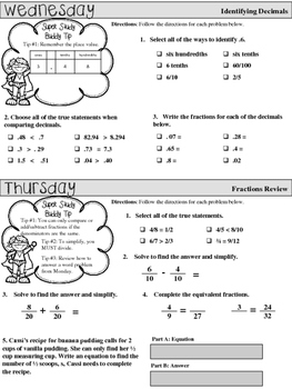 TNReady Math Practice 4th Grade by Brittany Ensminger | TpT